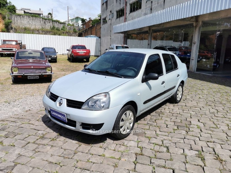 CLIO 1 0 AUTHENTIQUE SEDAN 16V FLEX 4P MANUAL 2008 SAO MARCOS