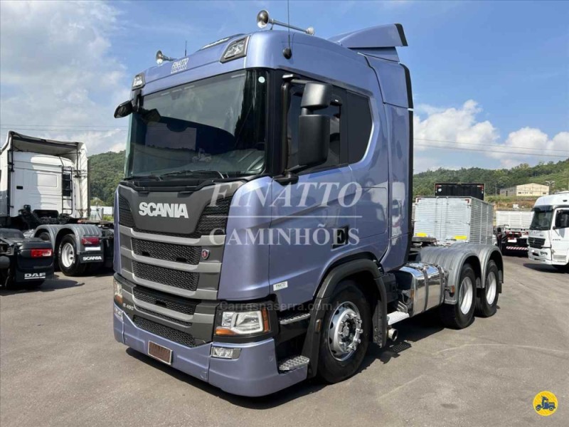 SCANIA R 450 A6X2 2019 2019 Azul Sob Consulta Finatto Caminhões