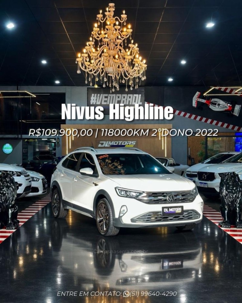 nivus 1.0 tsi highline flex 4p automatico 2022 lajeado
