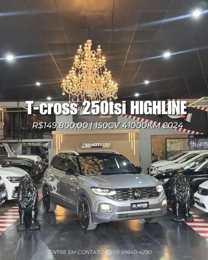 T-CROSS 1.0 COMFORTLINE TSI FLEX 4P AUTOMÁTICO - 2024 - LAJEADO