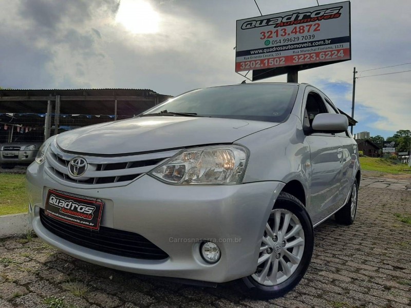 etios 1.5 xls sedan 16v flex 4p manual 2012 caxias do sul