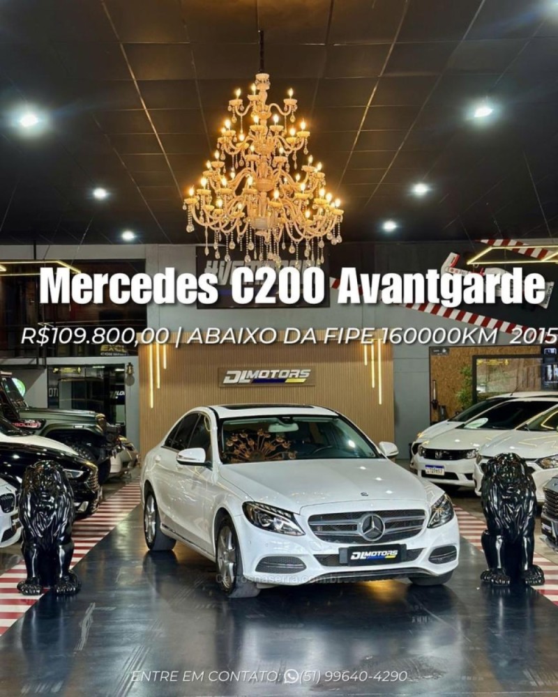 c 200 2.0 cgi avantgarde 16v gasolina 4p automatico 2015 lajeado
