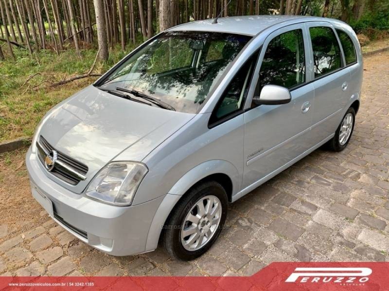 meriva 1.8 mpfi premium 8v flex 4p automatizado 2008 nova prata