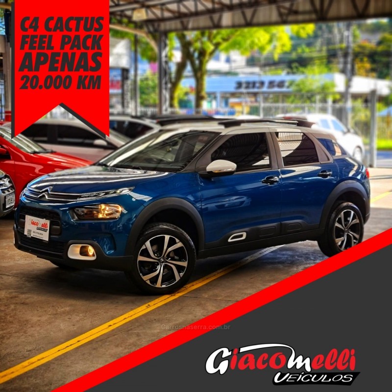 c4 cactus 1.6 vti feel pack flex 4p automatico 2019 caxias do sul