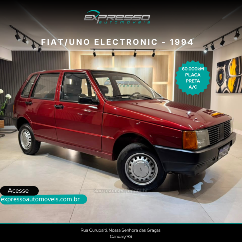 uno 1.0 mille eletronic 8v gasolina 2p manual 1994 canoas