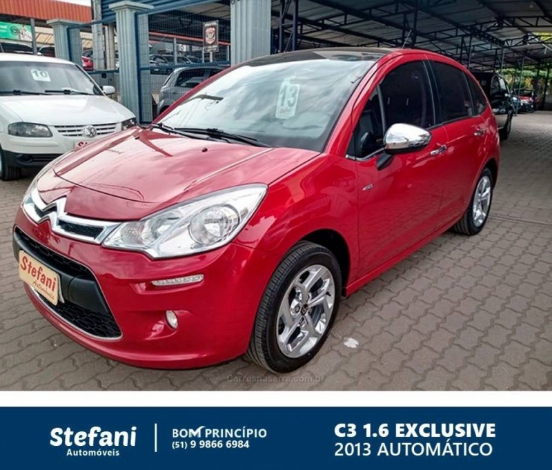 c3 1.6 exclusive 16v flex 4p automatico 2013 bom principio