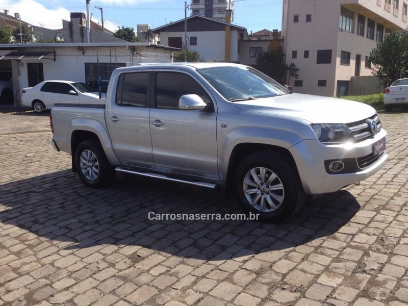AMAROK 2.0 HIGHLINE 4X4 CD 16V TURBO INTERCOOLER DIESEL 4P AUTOMÁTICO - 2013 - FARROUPILHA