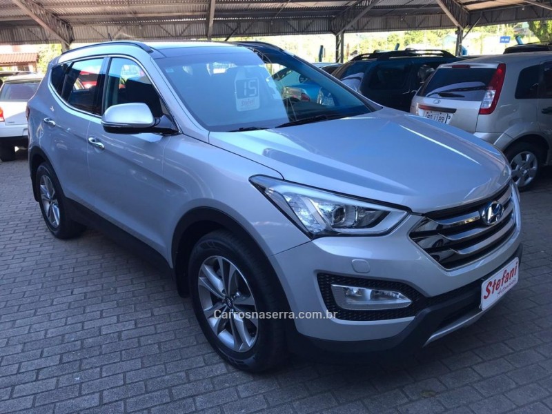 SANTA FÉ 3.3 MPFI 4X4 7 LUGARES V6 270CV GASOLINA 4P AUTOMÁTICO - 2014 - FELIZ