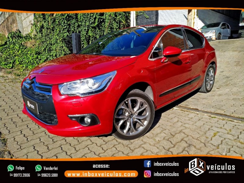 ds4 1.6 thp chic 165 16v turbo gasolina 4p automatico 2014 gramado