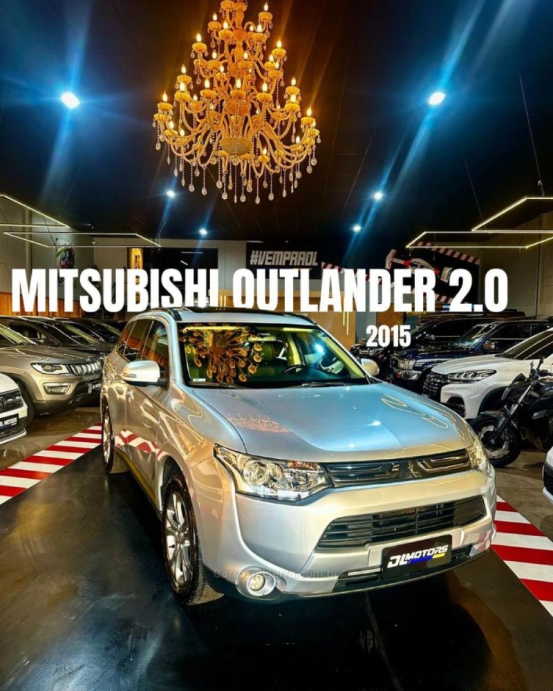 outlander 2.0 16v gasolina 4p automatico 2015 lajeado