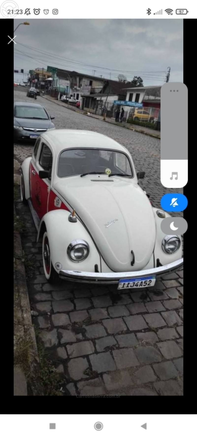 FUSCA 1.6 8V GASOLINA 2P MANUAL - 1984 - CAXIAS DO SUL