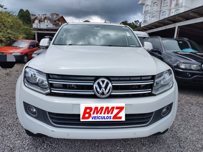 AMAROK 2.0 HIGHLINE 4X4 CD 16V TURBO INTERCOOLER DIESEL 4P AUTOMÁTICO - 2015 - GRAMADO