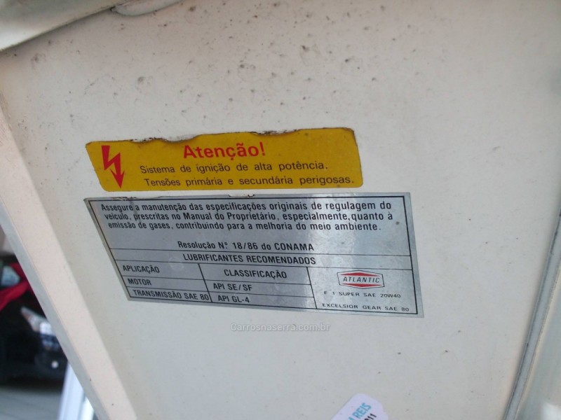 GOL 1.8 GL 8V GASOLINA 2P MANUAL - 1990 - FLORES DA CUNHA