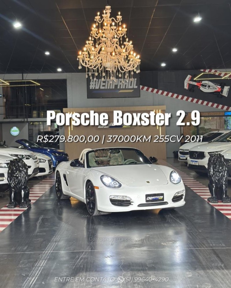 boxster 2.9 i6 24v gasolina 2p automatizado 2011 lajeado