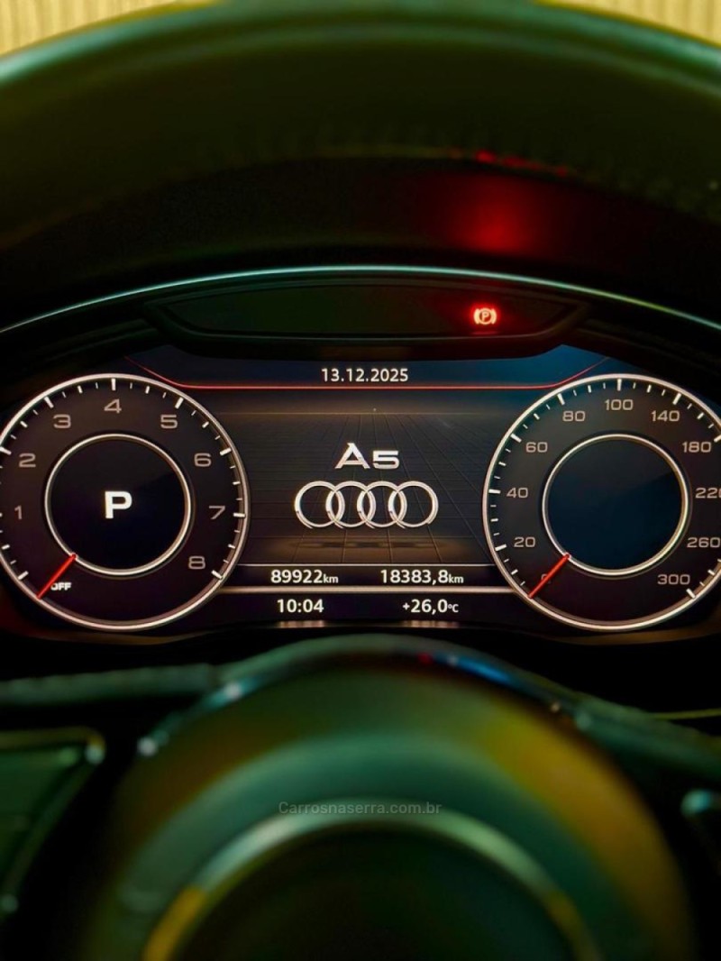 A5 2.0 SPORTBACK PERFORMANCE BLACK S GASOLINA 4P AUTOMÁTICO - 2018 - LAJEADO