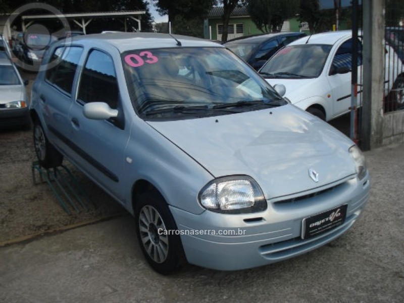 clio 1.0 rl 16v gasolina 4p manual 2003 caxias do sul