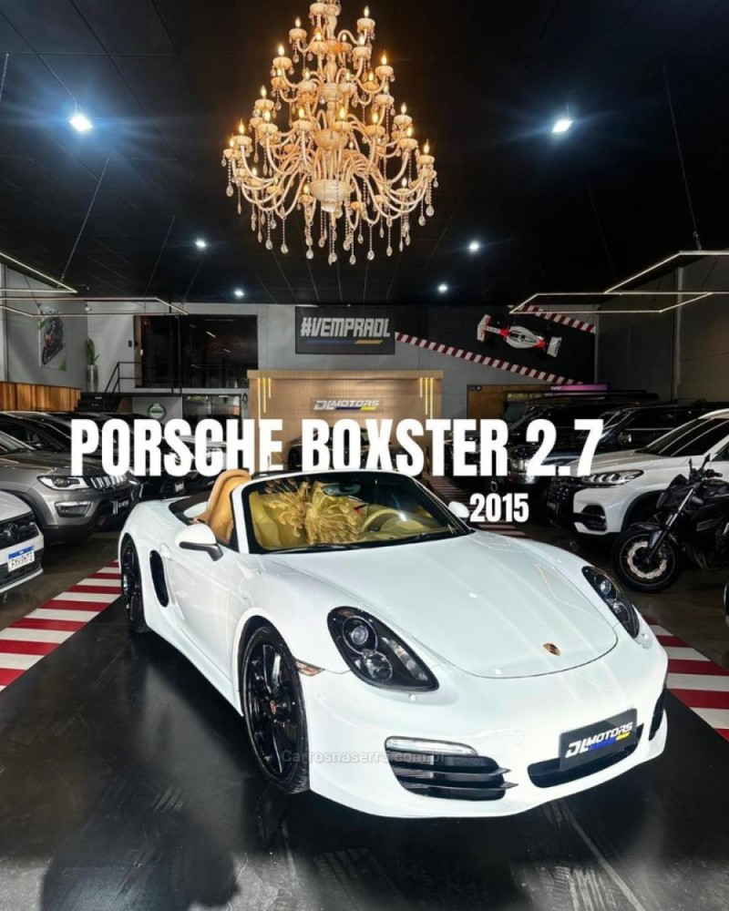 boxster 2.7 i6 24v gasolina 2p automatico 2015 lajeado