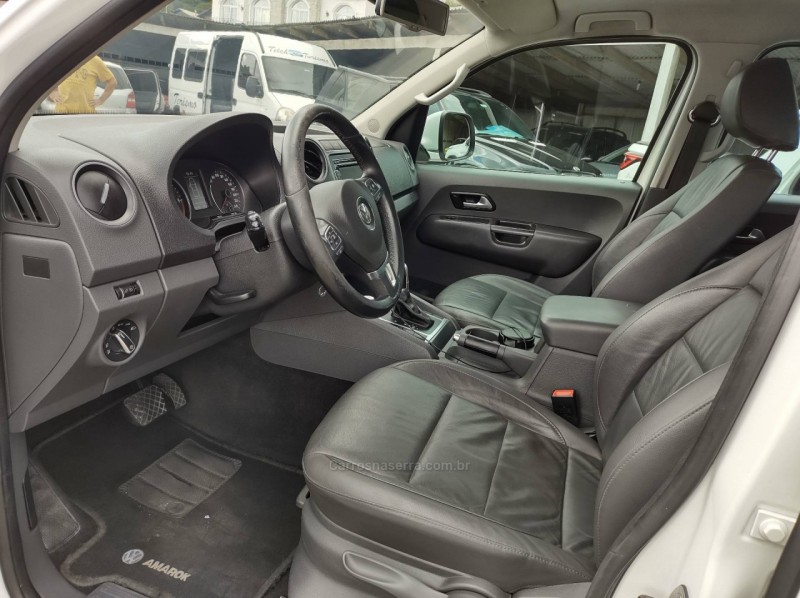AMAROK 2.0 HIGHLINE 4X4 CD 16V TURBO INTERCOOLER DIESEL 4P AUTOMÁTICO - 2015 - GRAMADO