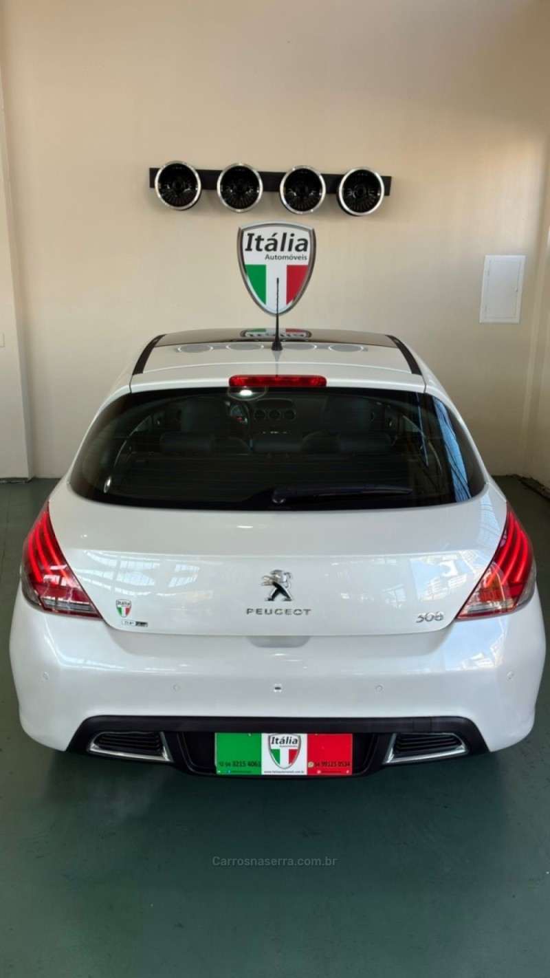 308 1.6 GRIFFE THP 16V FLEX 4P AUTOMÁTICO - 2016 - CAXIAS DO SUL