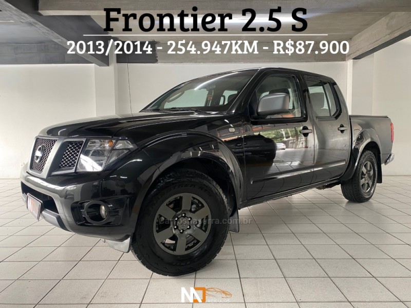 frontier 2.5 s 4x2 cd turbo eletronic diesel 4p manual 2014 caxias do sul