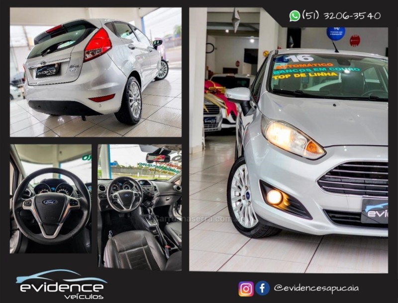 FIESTA 1.6 TITANIUM HATCH 16V FLEX 4P AUTOMÁTICO - 2016 - SAPUCAIA DO SUL