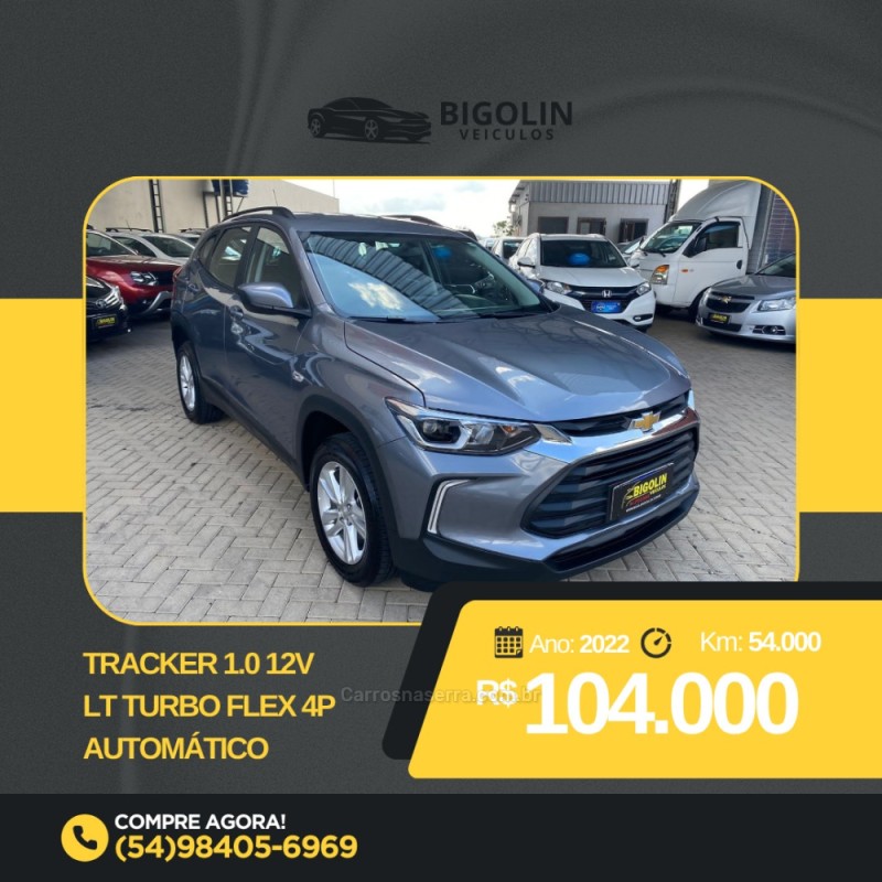 tracker 1.0 12v lt turbo flex 4p automatico 2022 bento goncalves