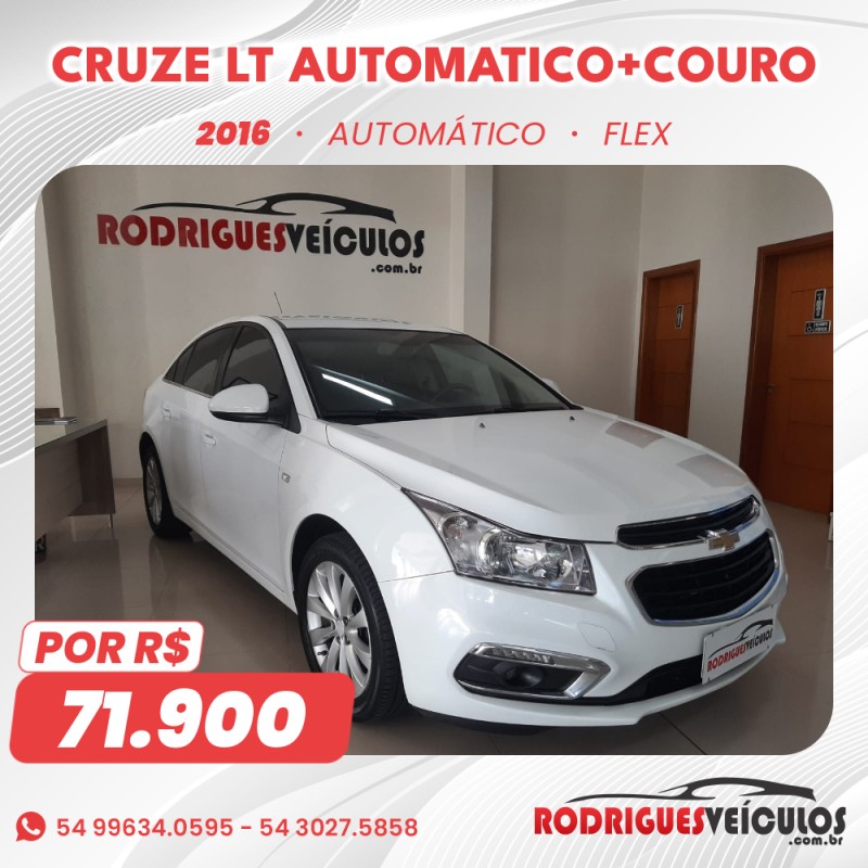 CRUZE 1.8 LT 16V FLEX 4P AUTOMÁTICO