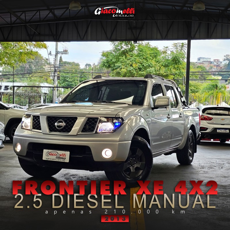frontier 2.5 xe 4x2 cd turbo eletronic diesel 4p manual 2013 caxias do sul