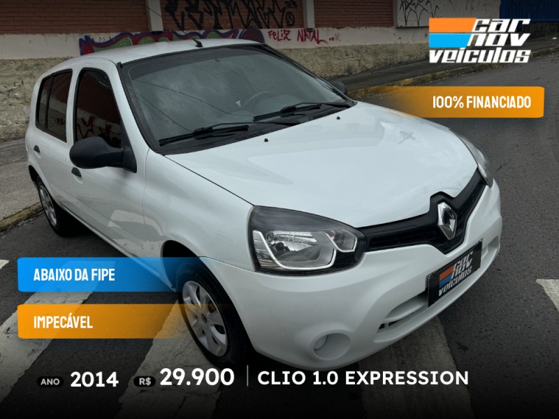 CLIO 1.0 EXPRESSION 16V FLEX 4P MANUAL - 2014 - CAXIAS DO SUL