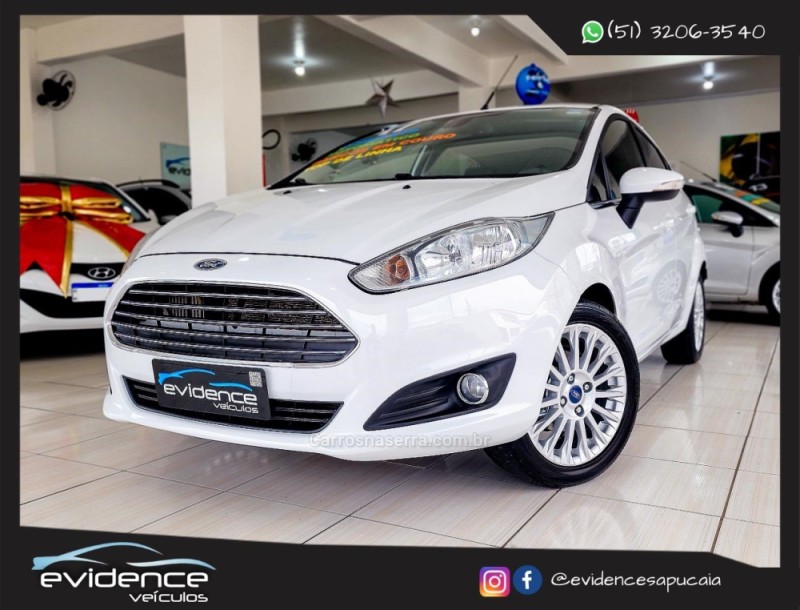 FIESTA 1.0 ECOBOOST TITANIUM PLUS HATCH 12V GASOLINA 4P AUTOMÁTICO - 2017 - SAPUCAIA DO SUL