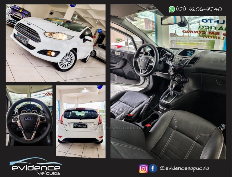 FIESTA 1.0 ECOBOOST TITANIUM PLUS HATCH 12V GASOLINA 4P AUTOMÁTICO - 2017 - SAPUCAIA DO SUL