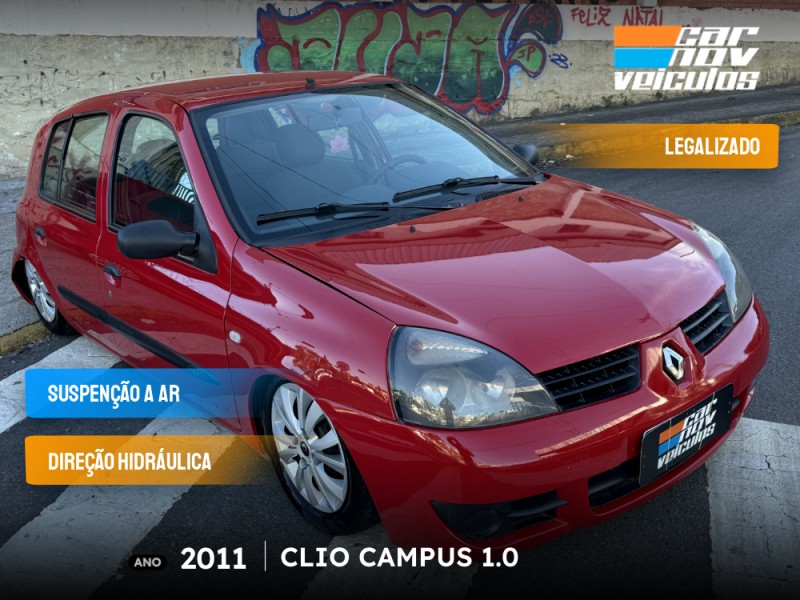 CLIO 1.0 CAMPUS 16V FLEX 4P MANUAL - 2011 - CAXIAS DO SUL