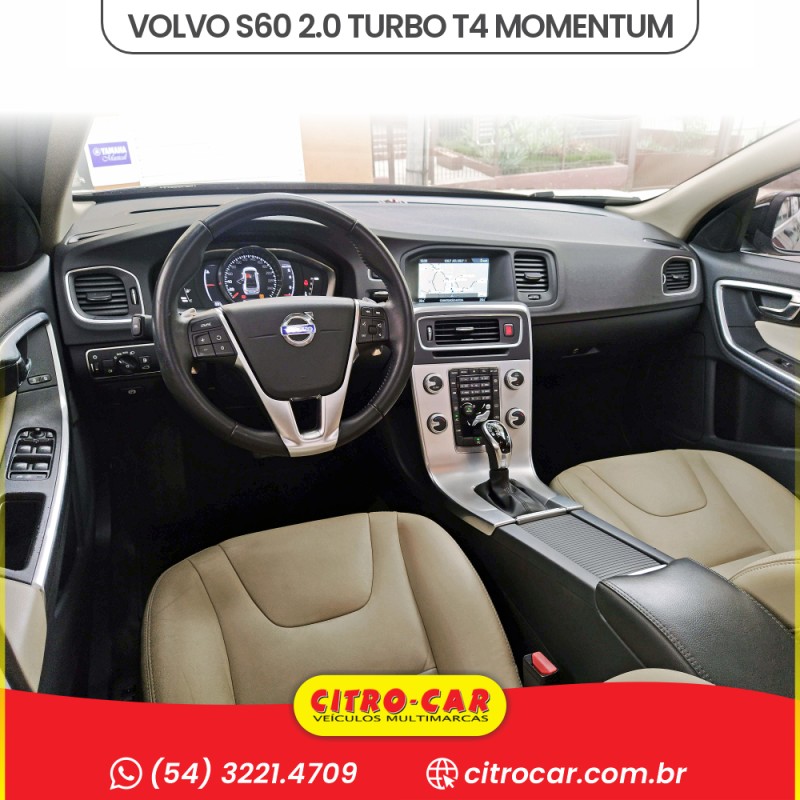 S60 2.0 T4 MOMENTUM GASOLINA 4P AUTOMÁTICO - 2017 - CAXIAS DO SUL