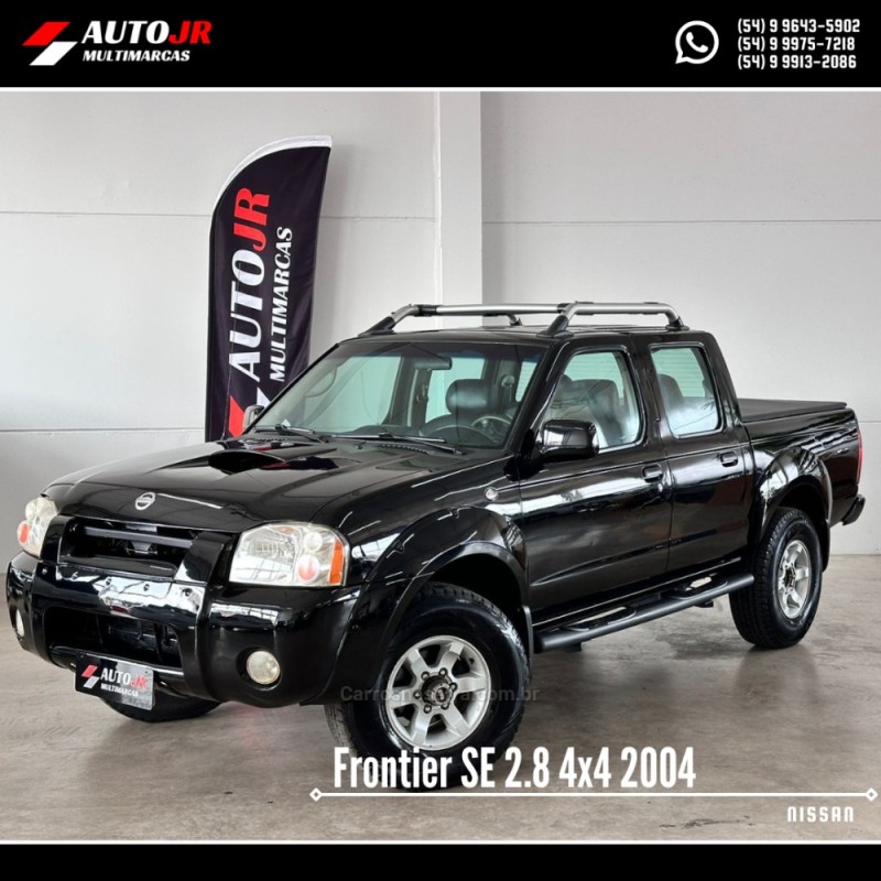 frontier 2.8 se 4x4 cd turbo eletronic diesel 4p manual 2004 vacaria