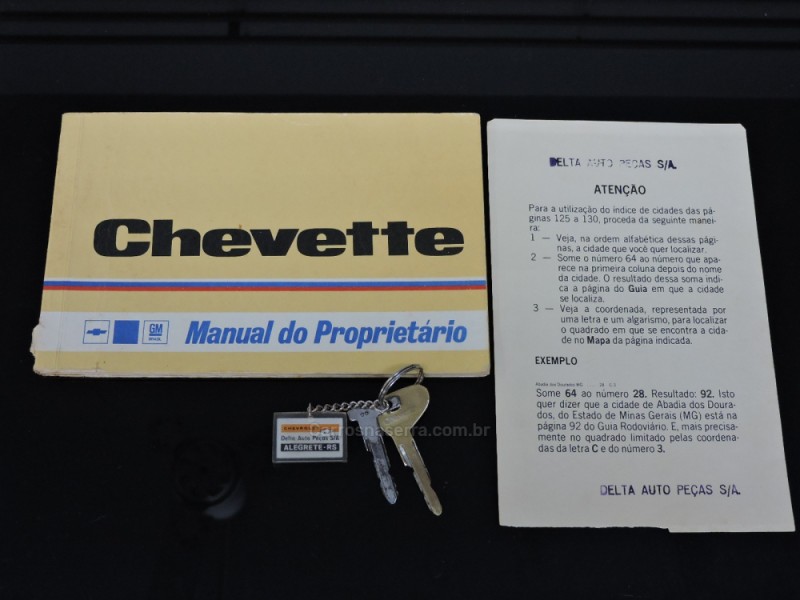 CHEVETTE 1.4 SL 8V GASOLINA 2P MANUAL - 1978 - SãO MARCOS