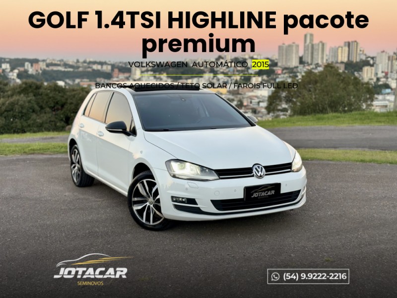 golf 1.4 tsi highline 16v gasolina 4p automatico 2015 caxias do sul