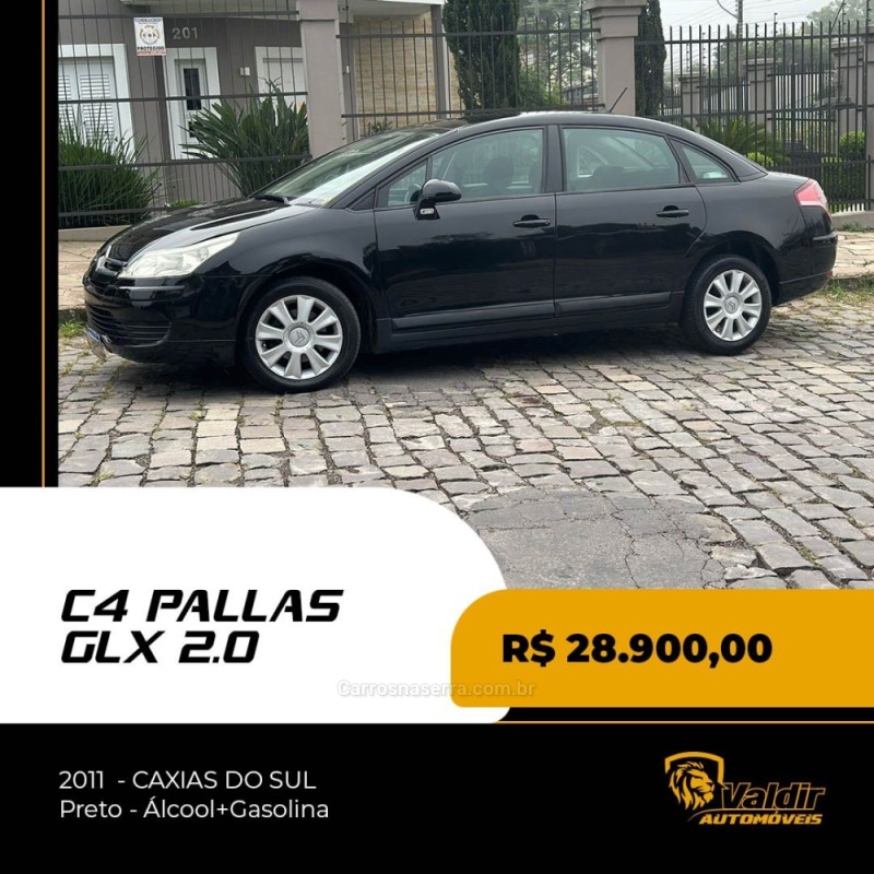 C4 2.0 GLX PALLAS 16V FLEX 4P MANUAL - 2011 - CAXIAS DO SUL