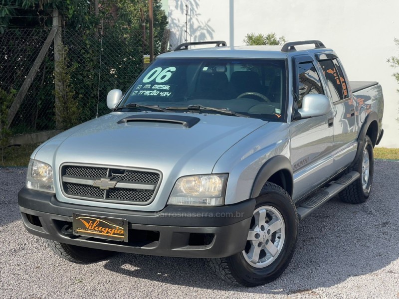 s10 2.8 rodeio 4x4 cd 12v turbo electronic intercooler diesel 4p manual 2006 caxias do sul