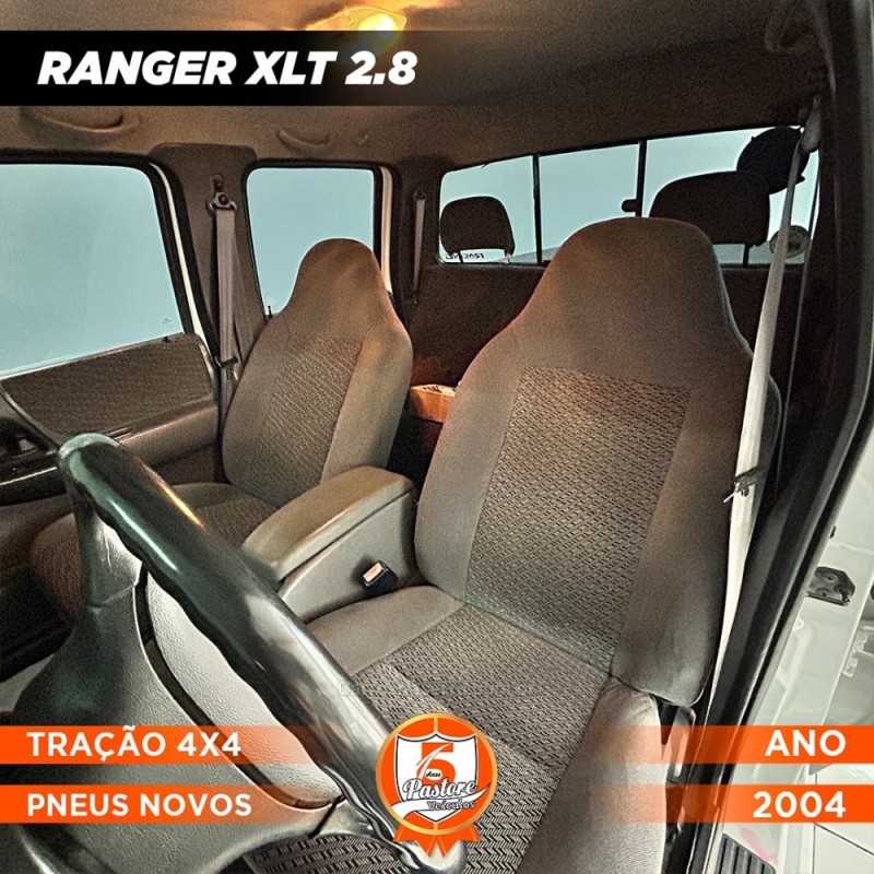 RANGER 2.8 XLT 4X4 CD 8V TURBO INTERCOOLER DIESEL 4P MANUAL - 2004 - VACARIA