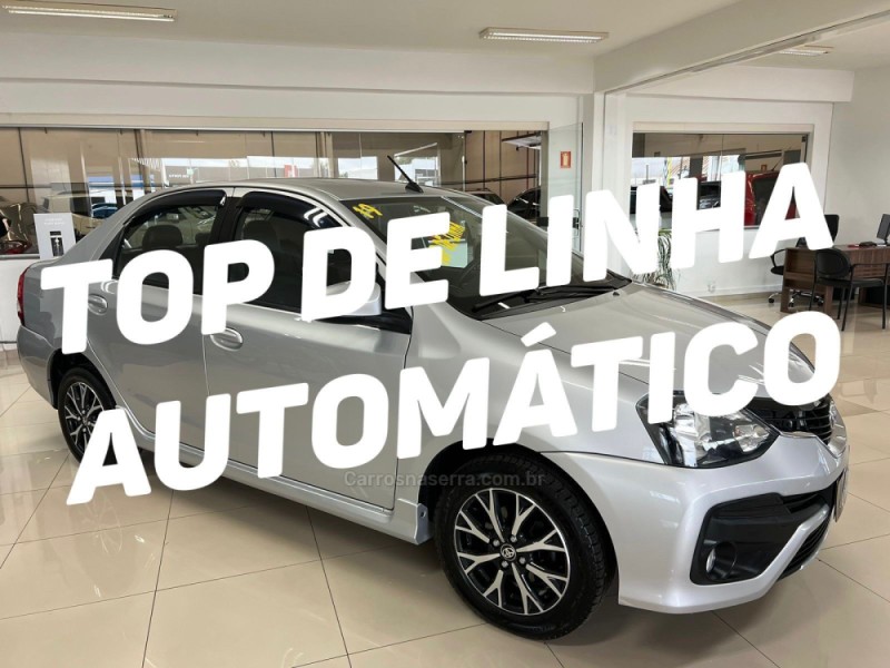 etios 1.5 platinum sedan 16v flex 4p automatico 2019 taquara