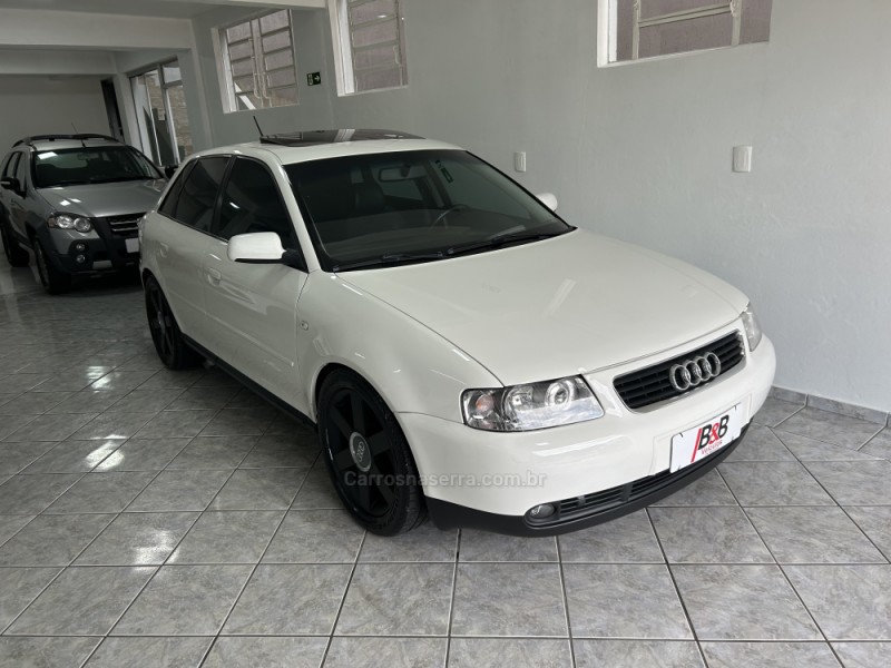 A3 1.8 20V 150CV TURBO GASOLINA 4P AUTOMÁTICO - 2002 - NOVA PRATA