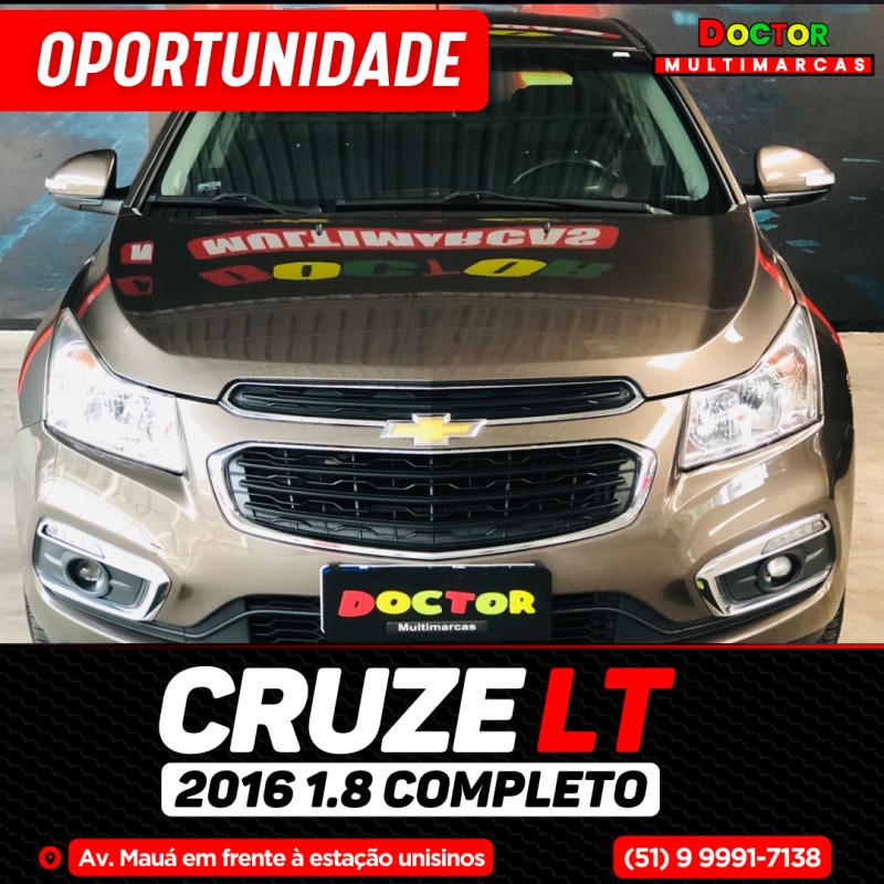 CRUZE 1.8 LT 16V FLEX 4P AUTOMÁTICO - 2016 - SãO LEOPOLDO