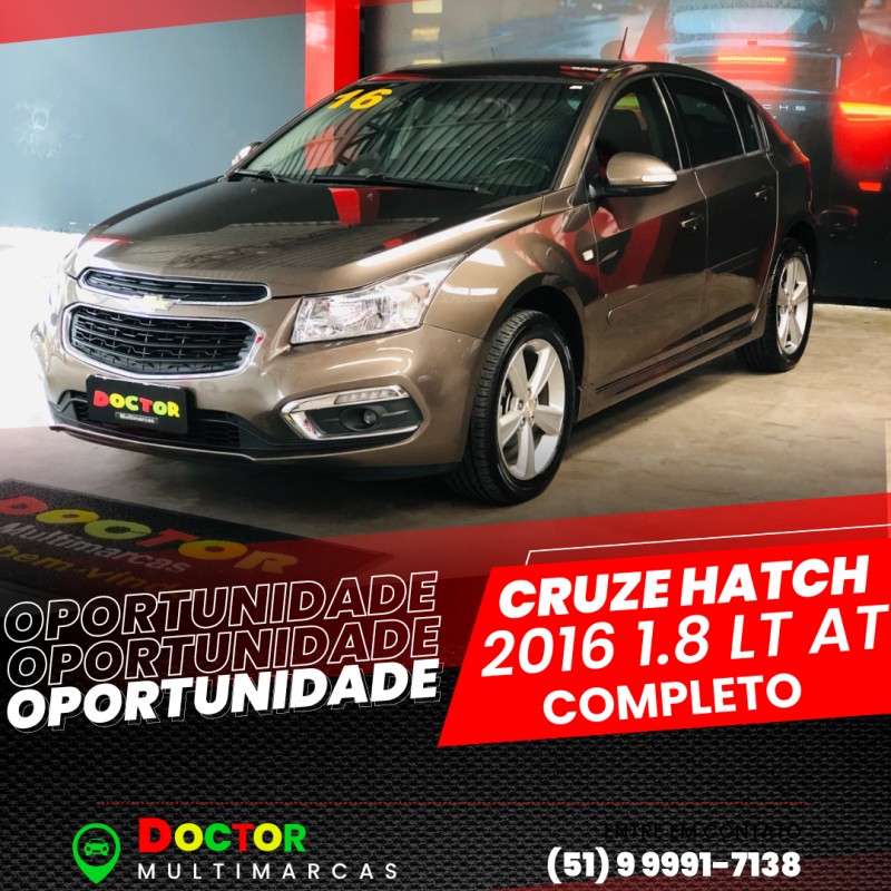 CRUZE 1.8 LT 16V FLEX 4P AUTOMÁTICO - 2016 - SãO LEOPOLDO