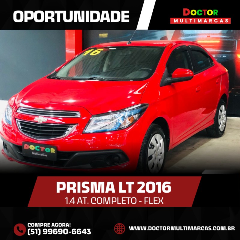 prisma 1.4 mpfi lt 8v flex 4p automatico 2016 sao leopoldo