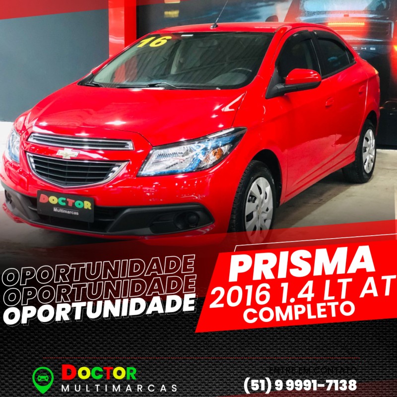 PRISMA 1.4 MPFI LT 8V FLEX 4P AUTOMÁTICO - 2016 - SãO LEOPOLDO