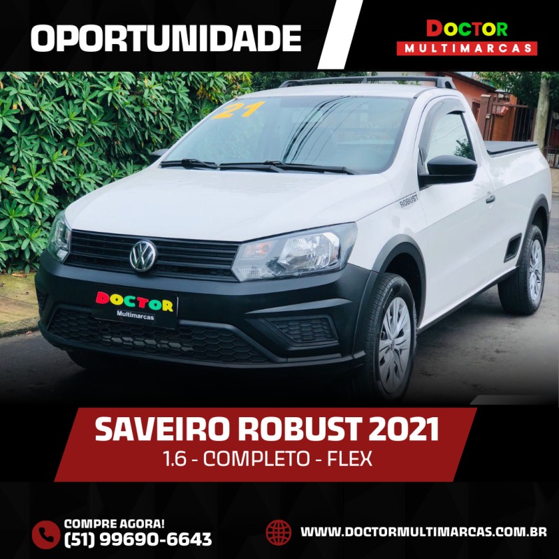 SAVEIRO 1.6 ROBUST CS 8V FLEX 2P MANUAL - 2021 - SãO LEOPOLDO