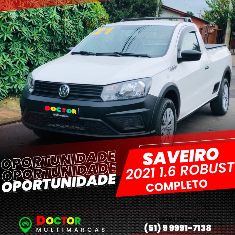 SAVEIRO 1.6 ROBUST CS 8V FLEX 2P MANUAL - 2021 - SãO LEOPOLDO