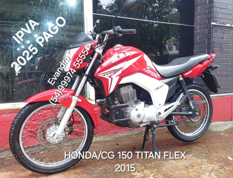 cg 150 titan esd 2015 bento goncalves