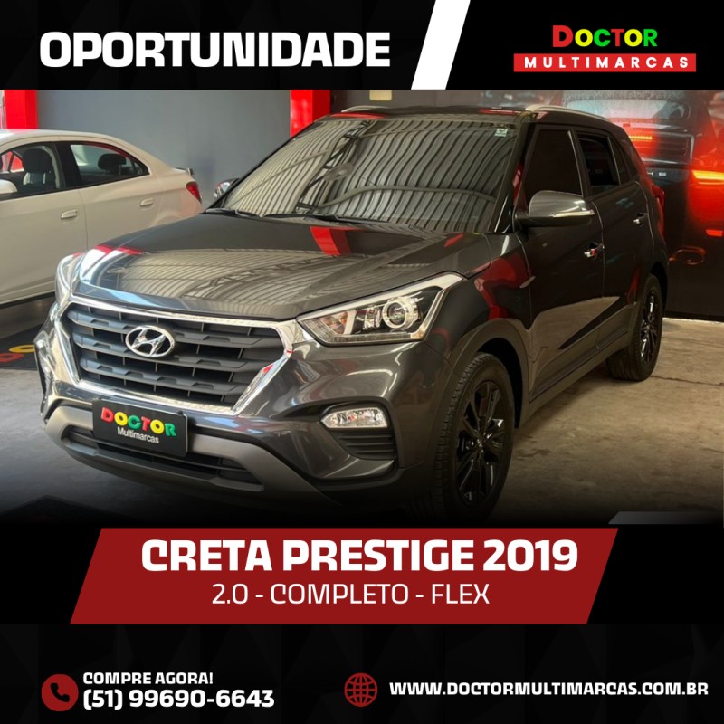 creta 2.0 16v flex prestige automatico 2019 sao leopoldo