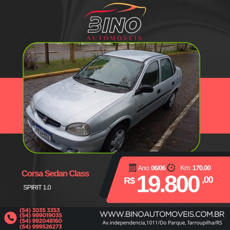 CORSA 1.0 MPFI CLASSIC SEDAN LIFE 8V FLEX 4P MANUAL